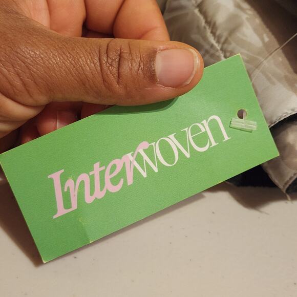 Taion Reversible Down Neck Warmer Gray Camouflage NWT Weather Resistant Scarf - Picture 8 of 10